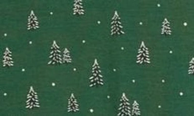 Shop Eberjey William Print Pajamas In Winterpine Forest Green