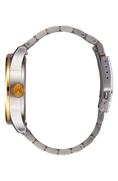 Shop Nixon X 2pac Sentry Bracelet Watch, 42mm In Gold / Silver / Black