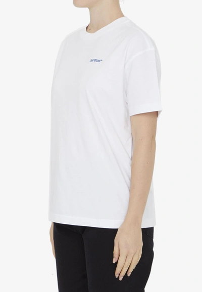 Shop Off-white Diag Tab T-shirt - White