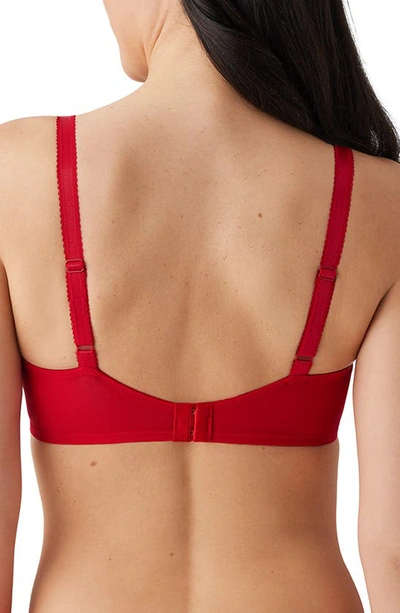 Shop Wacoal Side Note Full Coverage Underwire Bra In Barbados Cherry