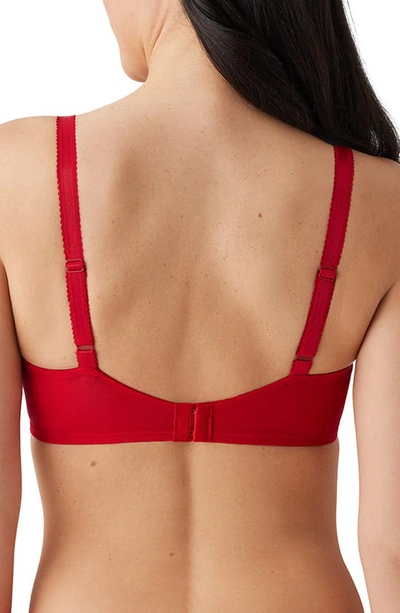 Wacoal Side Note Full Coverage Underwire Bra In Barbados Cherry