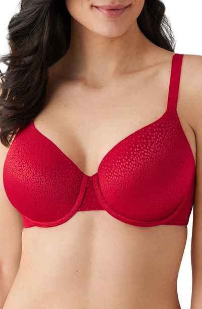 Shop Wacoal Back Appeal Underwire T-shirt Bra In Barbados Cherry