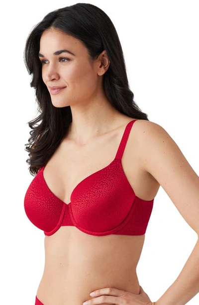 Shop Wacoal Back Appeal Underwire T-shirt Bra In Barbados Cherry