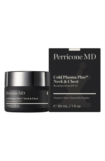 Shop Perricone Md Cold Plasma+ Neck & Chest Cream Broad Spectrum Spf 25, 1 oz