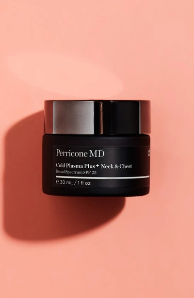 Shop Perricone Md Cold Plasma+ Neck & Chest Cream Broad Spectrum Spf 25, 1 oz