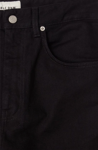 Shop Blk Dnm 55 Relaxed Straight Leg Organic Cotton Jeans In Black