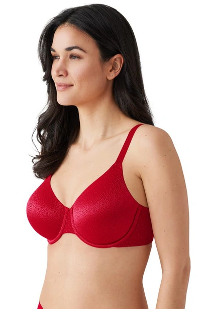 Shop Wacoal Back Appeal Smoothing Underwire Bra In Barbados Cherry