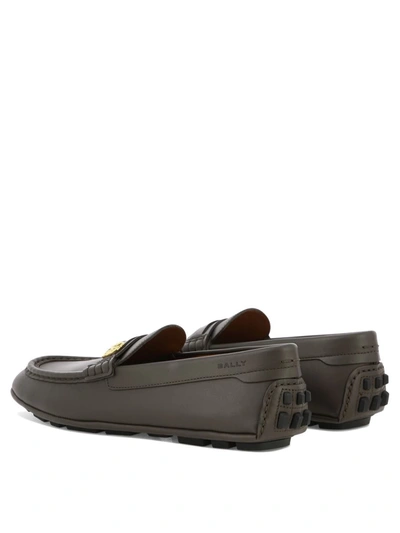Shop Bally "keeper" Loafers In Brown