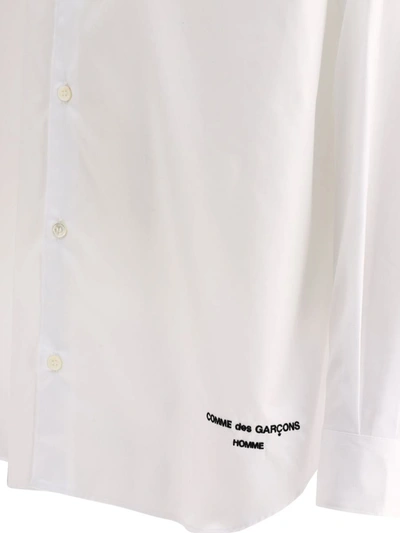 Shop Comme Des Garçons Homme Deux Comme Des Garçons Homme "cdg Homme" Shirt In White