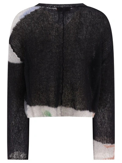Shop Eckhaus Latta "composition" Sweater In Grey