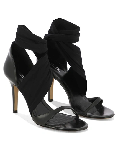 Shop Isabel Marant "askja" Sandals In Black