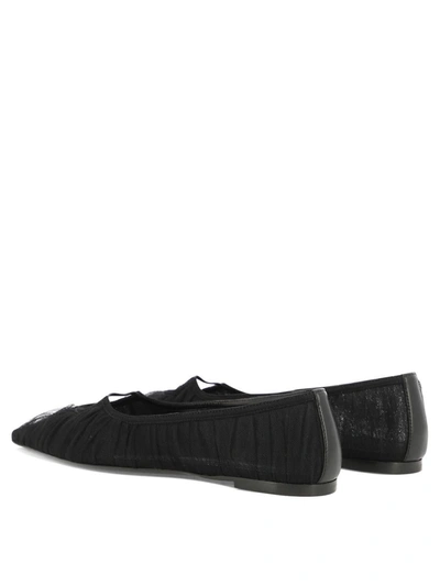 Shop Nensi Dojaka Pointed-toe Ballet Flats In Black