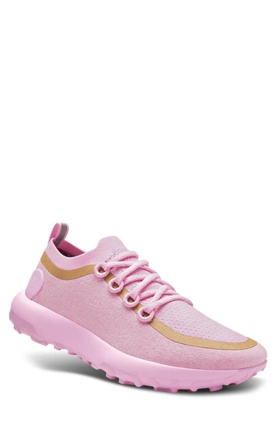 Shop Allbirds Trail Runner Swt Sneaker In Buoyant Pink/hazy Beige