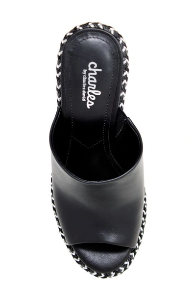 Shop Charles By Charles David Haider Platform Wedge Sandal In Black-sm