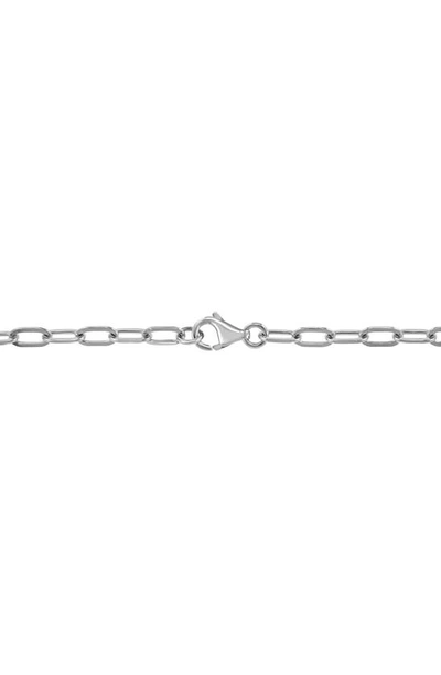 Shop Effy Sterling Silver Pavé Diamond Heart Y-necklace