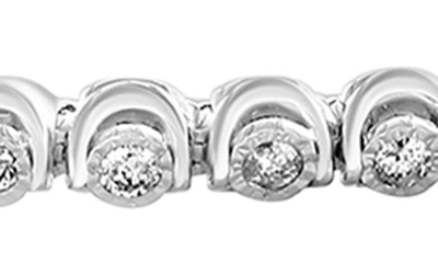 Shop Effy Sterling Silver Diamond Slider Bracelet