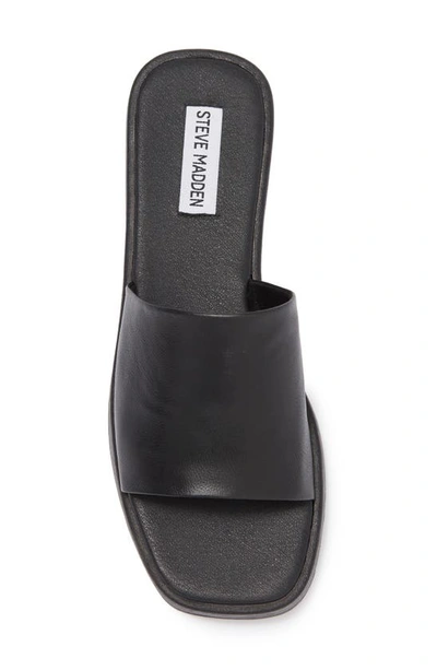 Steve Madden Holmes Slide Sandal In Black