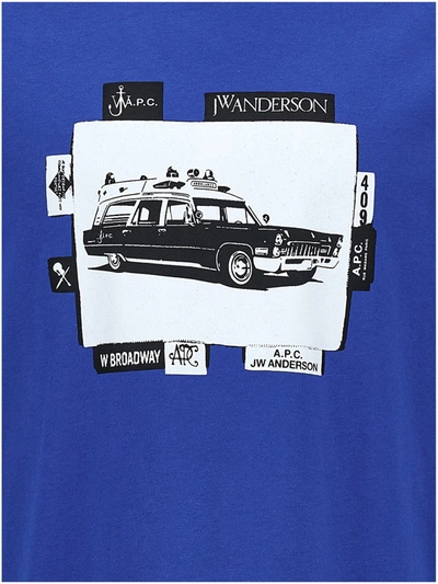 Shop Apc A.p.c. T-shirt A.p.c. X Jw Anderson In Blue