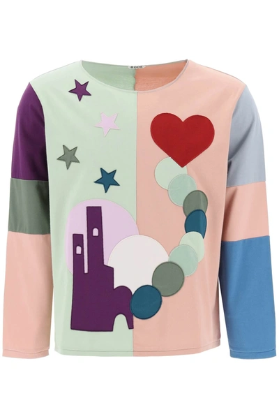 Shop Bode Vista Long Sleeved T Shirt In Multicolor