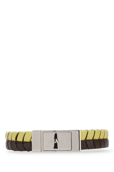 Shop Prada Bracelets In Multicoloured