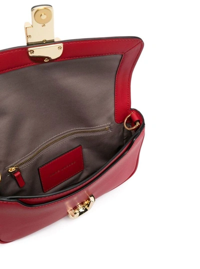 Shop Marc Jacobs The J Red Leather Crossbody Bag  Woman