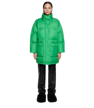 Shop Stand Studio Edna Green Oversize Padded Jacket