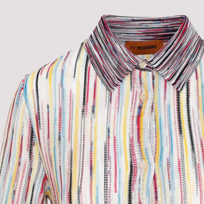 Shop Missoni Sport  Long Sleeves Shirt In Multicolour