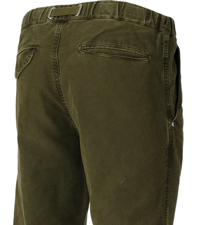 Shop White Sand Greg Military Green Trousers