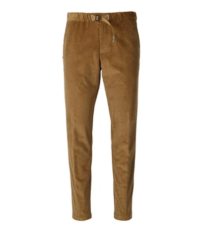 Shop White Sand Greg Honey Ribbed Trousers In Beige