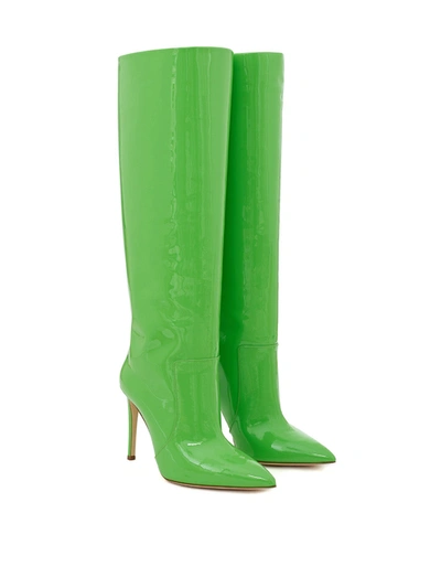 Shop Paris Texas Green Patent Leather Women's Boot