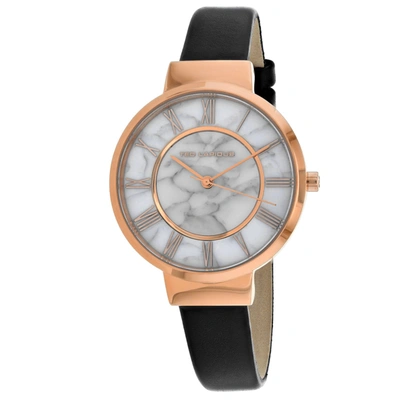 Shop Ted Lapidus Women's Marble White Dial Watch In Multi