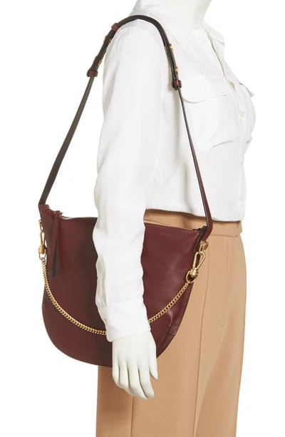 Allsaints Blake Leather Shoulder Bag In Burnt Sienna Red ModeSens