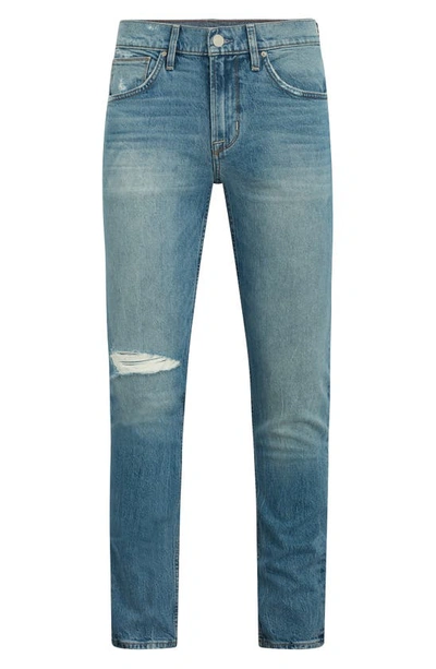Shop Hudson Blake Slim Straight Fit Jeans In Blue Fade
