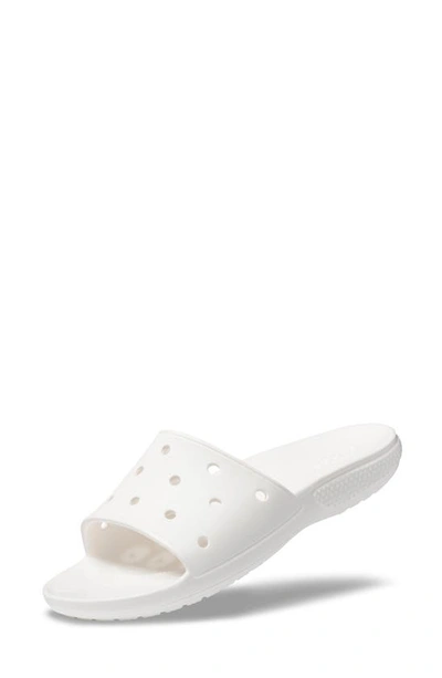 Shop Crocs Gender Inclusive Classic Slide Sandal In White