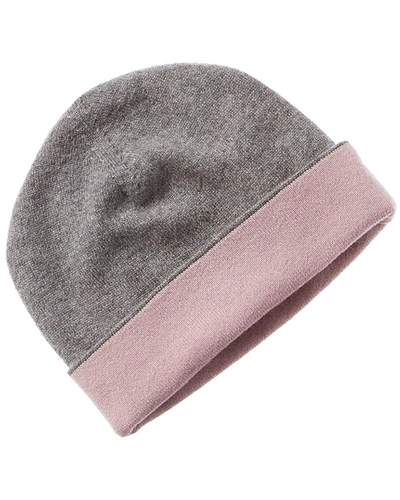 Forte Cashmere Reversible Cashmere Hat In Pink