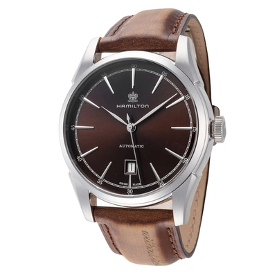Shop Hamilton Men's Spirit Of Liberty 42mm Automatic Watch In Brown