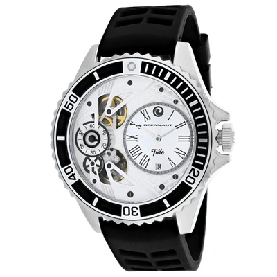Oceanaut Tide Silver-tone Dial Mens Watch Oc0990 In Black