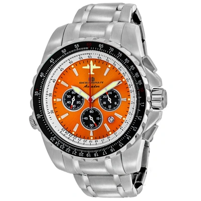 Shop Oceanaut Men's Orange Dial Watch