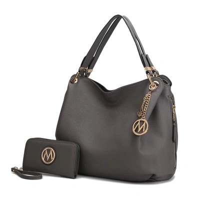 Mkf Collection By Mia K Fabienne Hobo Handbag With Wallet In Pink