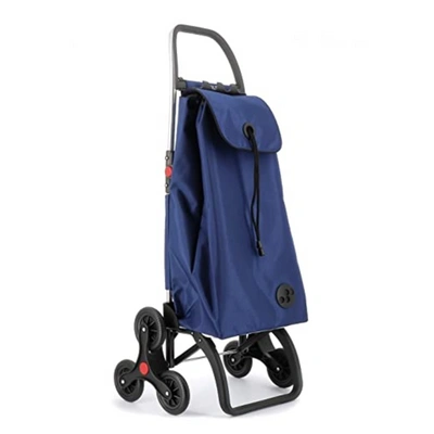 Rolser I-max Mf 6 Wheel Stair Climber Foldable Shopping Trolley - Klein