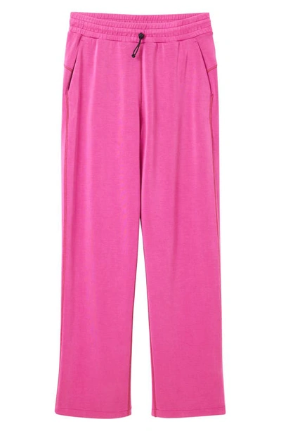 Desigual Elastic Waist Pants In Pink