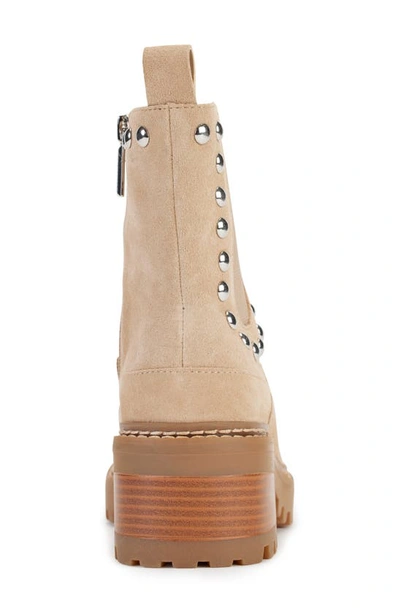 Shop Karl Lagerfeld Paris Breck Studded Bootie In Taupe