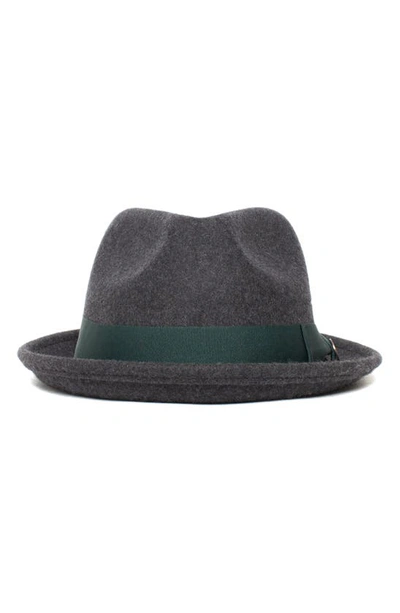 Goorin Bros Charlestowne Wool Pork Pie Hat In Charcoal