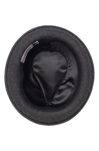 Shop Goorin Bros Charlestowne Wool Pork Pie Hat In Charcoal