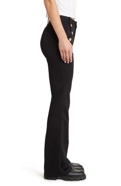 1822 Denim High Waist Slim Bootcut Sailor Jeans In Black