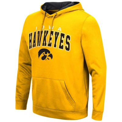 Shop Colosseum Gold Iowa Hawkeyes Resistance Pullover Hoodie