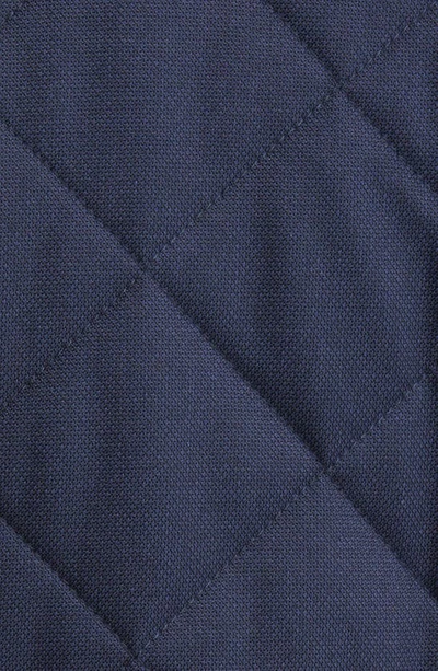 Shop Hart Schaffner Marx Erikson Water Resistant Quilted Riding Jacket In Navy