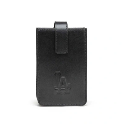 Shop Lusso Los Angeles Dodgers Ronnie Cell Phone Crossbody Purse In Black