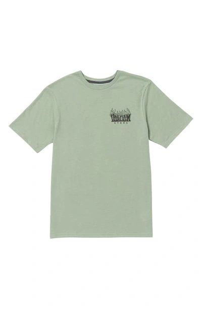 Shop Volcom Scorps Graphic T-shirt In Slate Heather