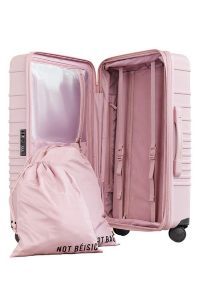 Beis The 26-inch Check-in Roller Bag In Atlas Pink